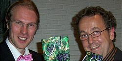 Die Chorleiter Markus Gtze und Georg Feige