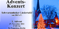 Plakat Adventskonzert 2011