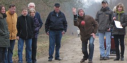Boeln auf Feldweg