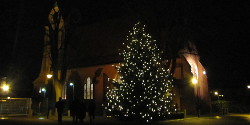 Kirche nach der Christvesper