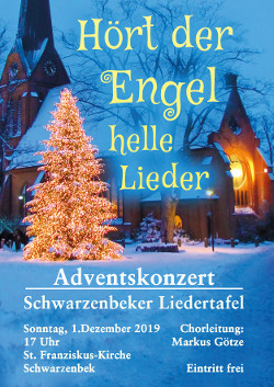 Plakat Adventskonzert 2019