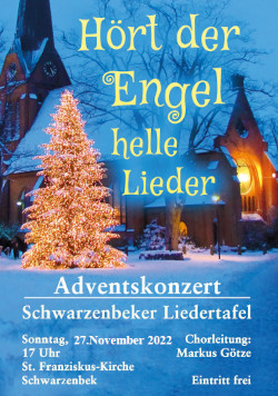 Plakat Adventskonzert 2022