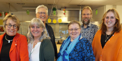 Vorstandsteam mit Chorleiter