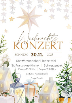 Plakat Adventskonzert 2025